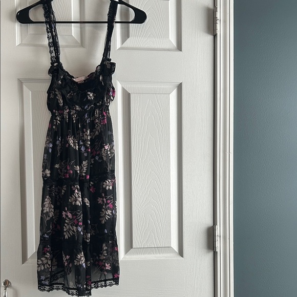 Victoria's Secret Other - Floral Lace Trim Slip Dress